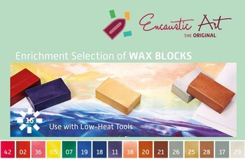 # Encaustic 16 x Wax Blocks - Enrichment Selection